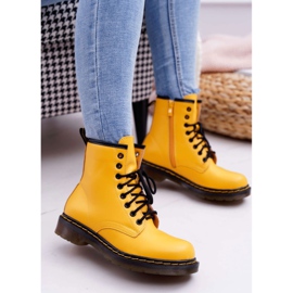 SEA Bottes Trappeurs Femme Jaune Gangsta 1