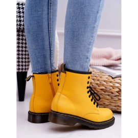 SEA Bottes Trappeurs Femme Jaune Gangsta 3