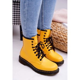 SEA Bottes Trappeurs Femme Jaune Gangsta 4