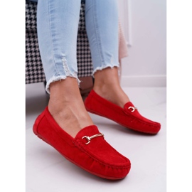 SEA Mocassins Femme Daim Rouge Sonnero 1 SEA Mocassins Femme Daim Rouge Sonnero 1