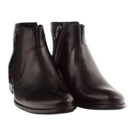 Bottes d'hiver noires pour hommes Pilpol 2154 4