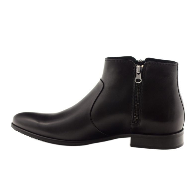 Bottes d'hiver noires pour hommes Pilpol 2154 2