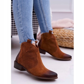 Exquisite Bottes Femme Marron Velours Exquis 1166 brun 1