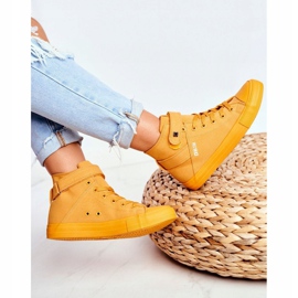 Baskets Femme Big Star Jaune FF274581 4