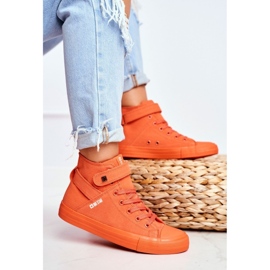Baskets Femme Big Star Orange FF274583 1 Baskets Femme Big Star Orange FF274583 1
