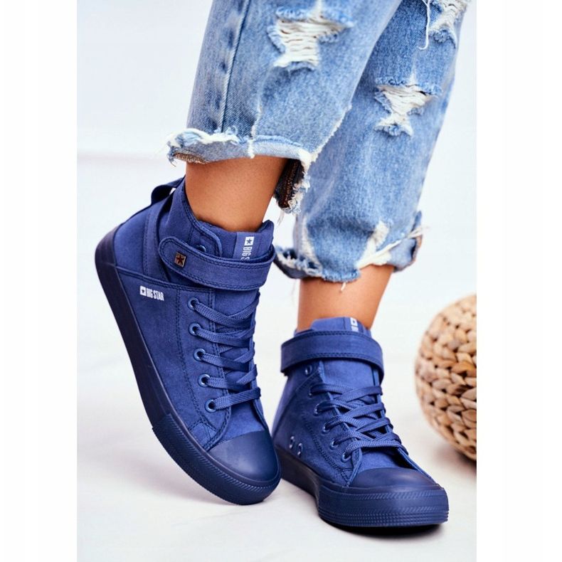 Baskets Femme Big Star Bleu FF274584 2 Baskets Femme Big Star Bleu FF274584 2