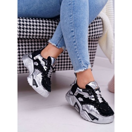 Chaussures de sport pour femmes Big Star de Daniel Lopez Noir Argent FF274A527 gris 2