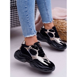 Chaussures de sport pour femmes Big Star de Daniel Lopez noir et or FF274A524 jaune 1