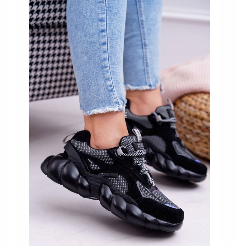 Chaussures de sport pour femmes Big Star by Daniel Lopez Noir Gris FF274A553 le noir 1 Chaussures de sport pour femmes Big Star by Daniel Lopez Noir Gris FF274A553 le noir 1