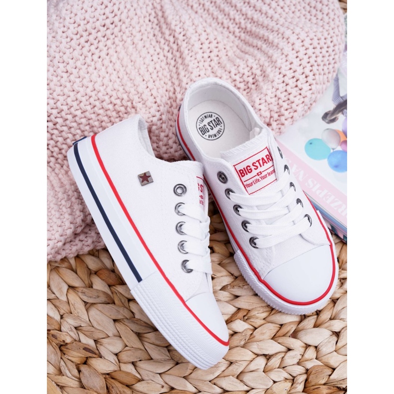 Baskets Enfant Big Star Blanc FF374200 blanche 2