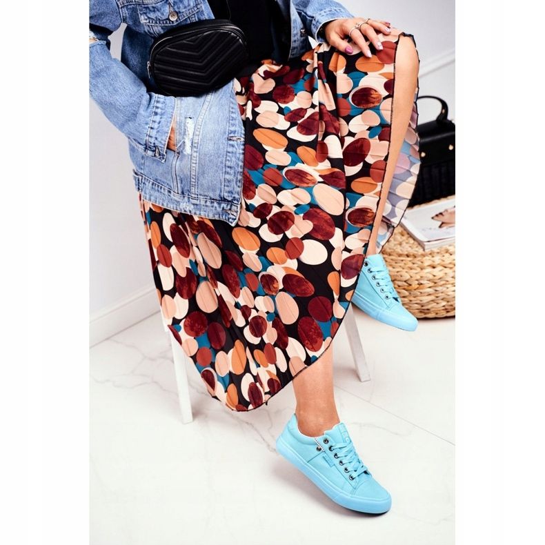 Baskets Femme Big Star Turquoise AA274512 vert 2