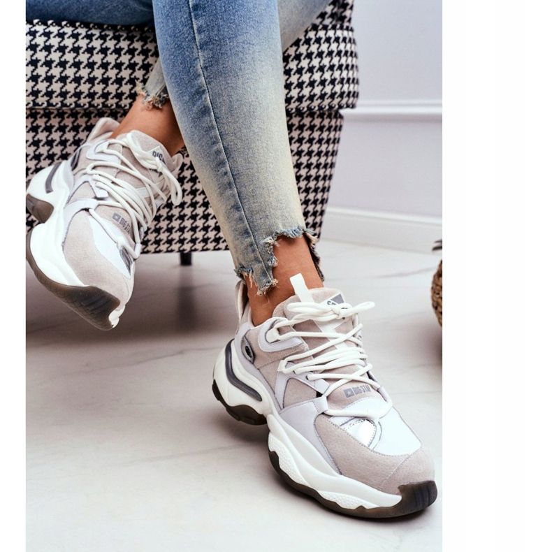 Chaussures de sport pour femmes Big Star by Daniel Lopez Blanc FF274A576 blanche 2 Chaussures de sport pour femmes Big Star by Daniel Lopez Blanc FF274A576 blanche 2