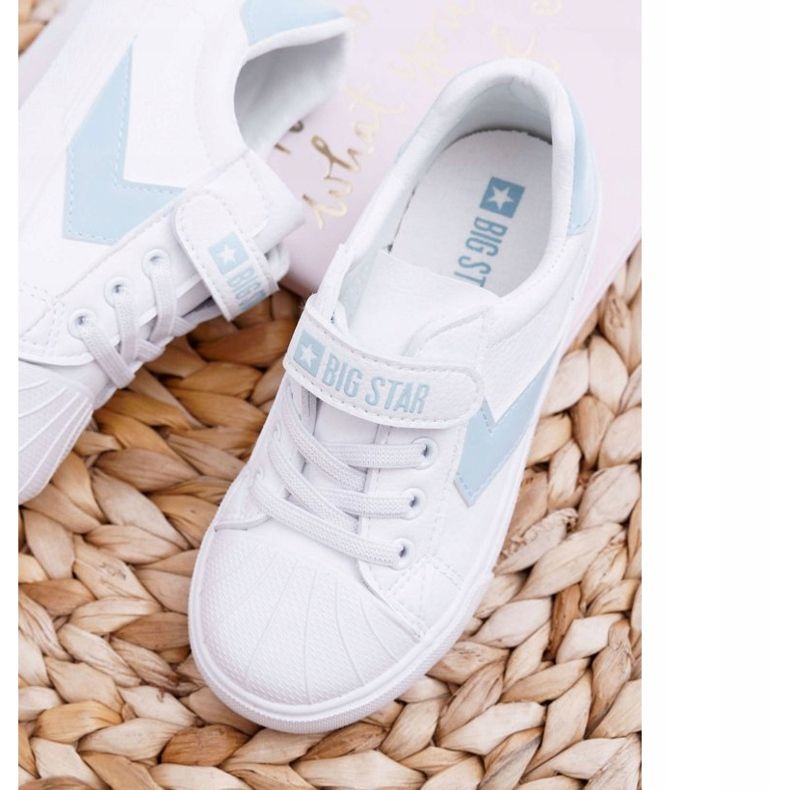 Baskets Enfant Enfant Big Star Avec Velcro Blanc FF374120 blanche 2