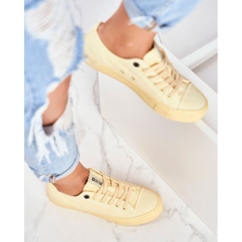 Baskets Femme Big Star Jaune DD274441 3