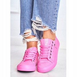 Baskets Femme Big Star Rose AA274509 2 Baskets Femme Big Star Rose AA274509 2