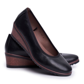 Vinceza Chaussures Richelieu Femme Sur Compensées Noir Belli le noir 1
