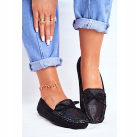 Mocassins Femme Daim S.Barski A199 Noir Wannabe le noir 2
