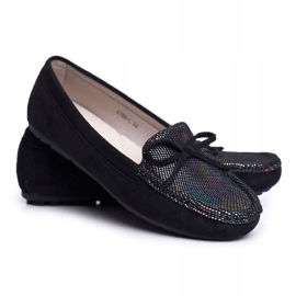 Mocassins Femme Daim S.Barski A199 Noir Wannabe le noir 1