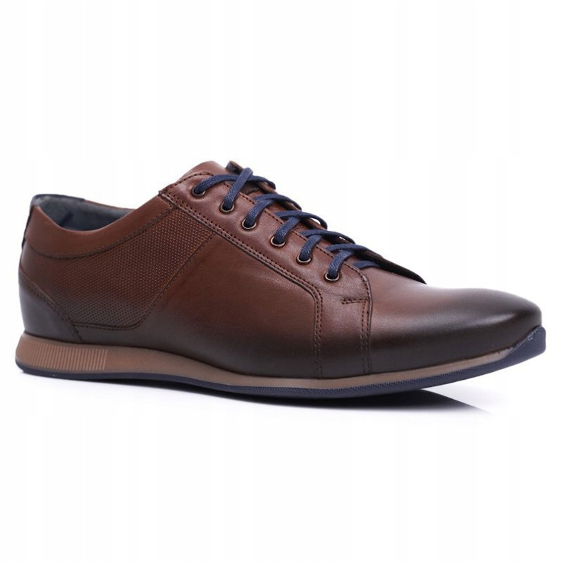 Chaussures Richelieu Homme Décontracté Nikopol Cuir Marron 1730 brun 1