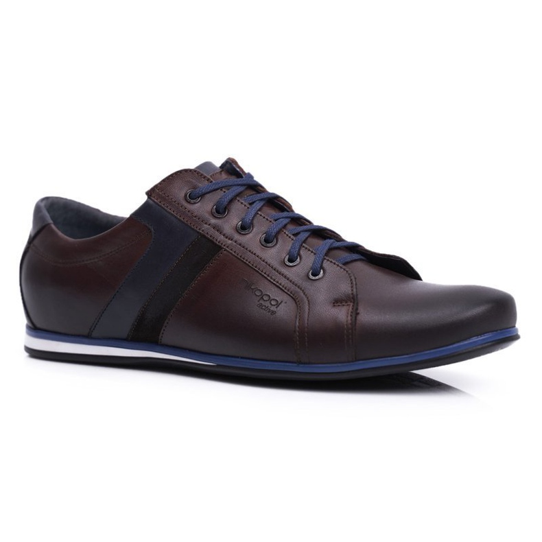 Chaussures Brogues Hommes Casual Nikopol Cuir Marron 1721 brun 1 Chaussures Brogues Hommes Casual Nikopol Cuir Marron 1721 brun 1