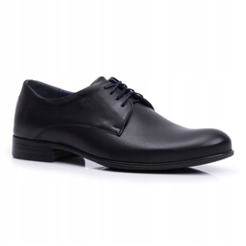 Chaussures Brogues Hommes Casual Nikopol Cuir Noir 1738 le noir 1