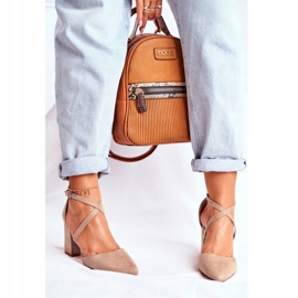 PS1 Escarpins à Talons Pour Femmes En Spitz Beige Traffic 2 PS1 Escarpins à Talons Pour Femmes En Spitz Beige Traffic 2