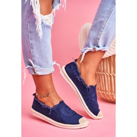 SEA Espadrilles Femme Bleu Marine Flaure 1