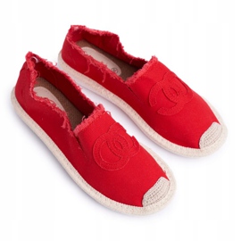 PS1 Espadrilles Femme Flaure Rouge 6