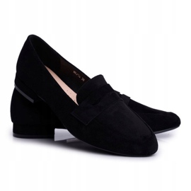 Mocassins Femme Daim Sergio Leone MK734 Noir Nebbi le noir 4