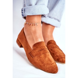 Mocassins Femme Daim Sergio Leone MK734 Camel Nebbi brun 3