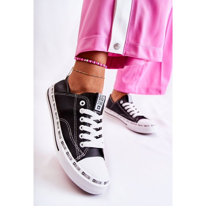 Baskets Femme Big Star Ajourée Noir FF274023 le noir 2