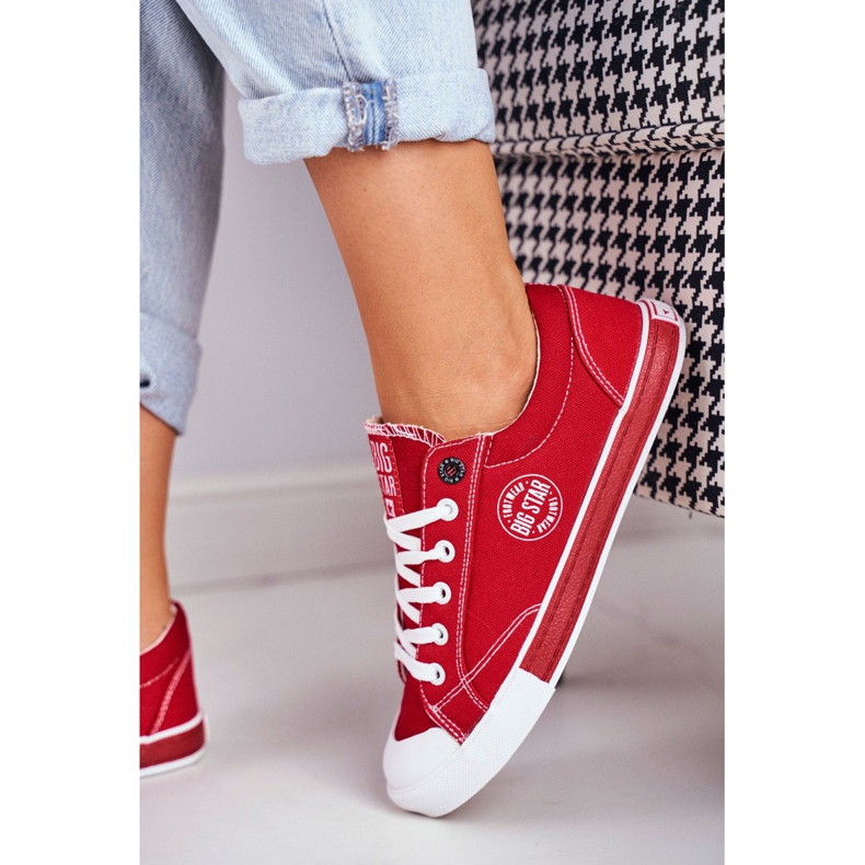 Baskets Femme Big Star Rouge FF274226 2 Baskets Femme Big Star Rouge FF274226 2