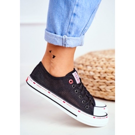 Baskets Femme Cross Jeans Noir Mesh FF2R4015C le noir 3
