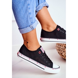 Baskets Femme Cross Jeans Noir Mesh FF2R4015C le noir 5