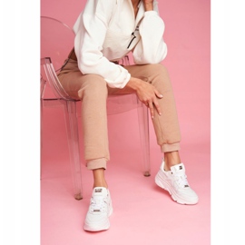 Chaussures de sport en cuir pour femmes GOE Blanc FF2N3018 blanche 2 Chaussures de sport en cuir pour femmes GOE Blanc FF2N3018 blanche 2