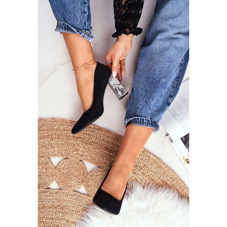 Escarpins à Talons Pour Femmes Sergio Leone Noir PB216 le noir 1