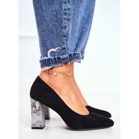 Escarpins à Talons Pour Femmes Sergio Leone Noir PB216 2