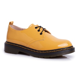 SEA Richelieu Femme Laqué Jaune Do It Better! 4