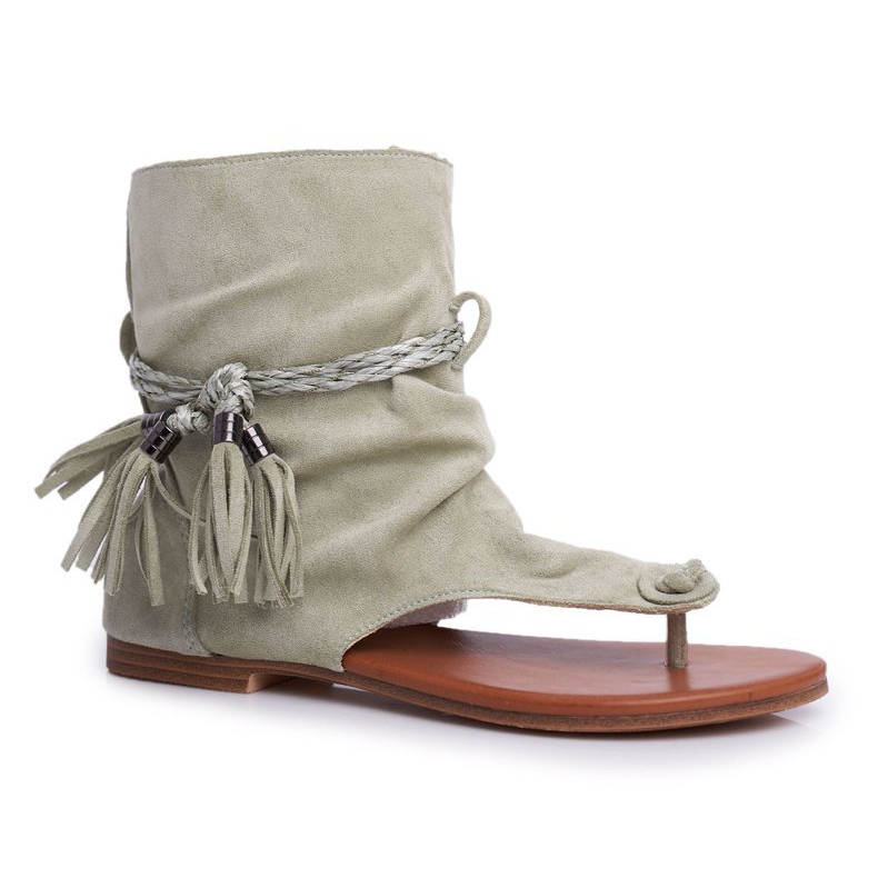 SEA Sandales Tongs Femme Tong Vert SL1011 Madrit 1