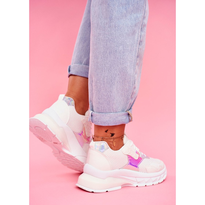 PS1 Chaussures de Sport Femme Blanc Sportivo 2