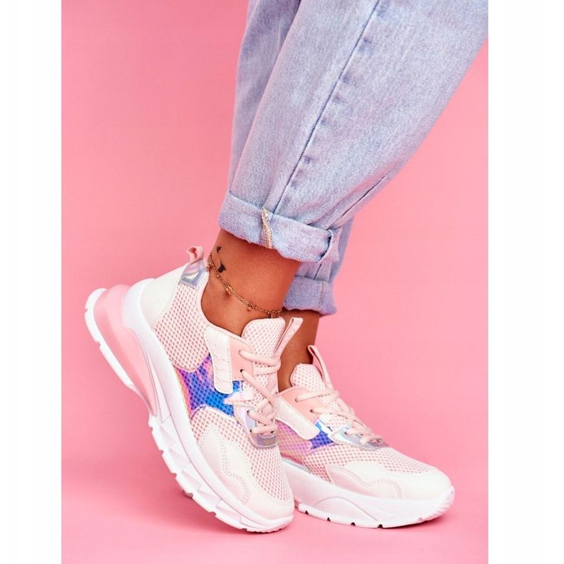 PS1 Chaussures de Sport Femme Rose Sportivo 1