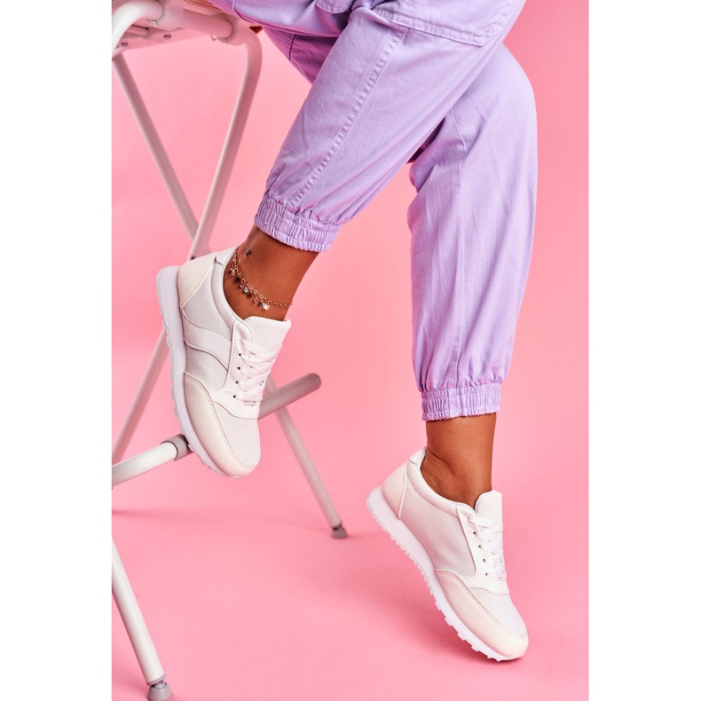 PS1 Chaussures de sport pour femmes blanches Déterminer 2 PS1 Chaussures de sport pour femmes blanches Déterminer 2