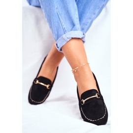 BUGO Mocassins Femme Daim Noir Dive le noir 2