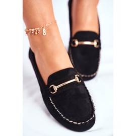 BUGO Mocassins Femme Daim Noir Dive le noir 3