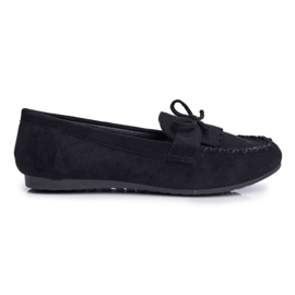 BUGO Mocassins Femme Daim Noir Velucci le noir 4