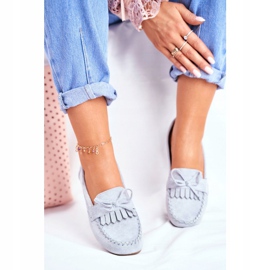 BUGO Mocassins Femme Daim Bleu Velucci 3