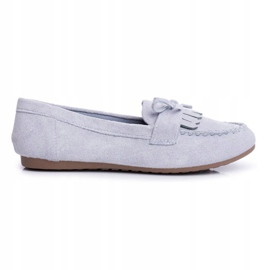 BUGO Mocassins Femme Daim Bleu Velucci 6