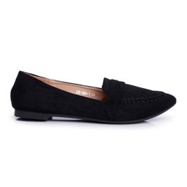 BUGO Mocassins Femme Daim CH-1M6 Noir Laveria le noir 4