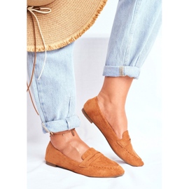 BUGO Mocassins Femme Daim CH-1M6 Camel Laveria brun 1