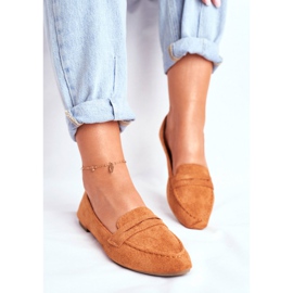 BUGO Mocassins Femme Daim CH-1M6 Camel Laveria brun 3